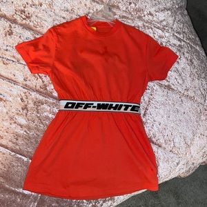 100% Authentic Off White Toddler Dress